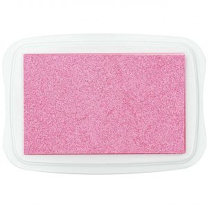 Rico Design Textilstempelkissen 9x6cm rosa