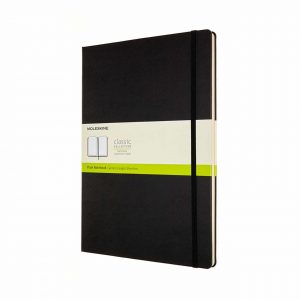 Moleskine Notizbuch blanko Hard Cover schwarz A4