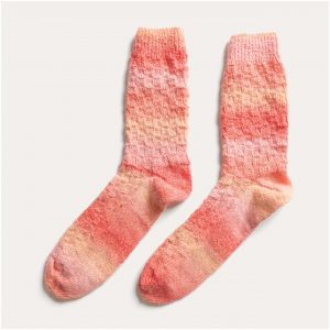 Strickset Socken Modell 09 aus Die Neue Masche Nr. 5 38-41 lachs Mix