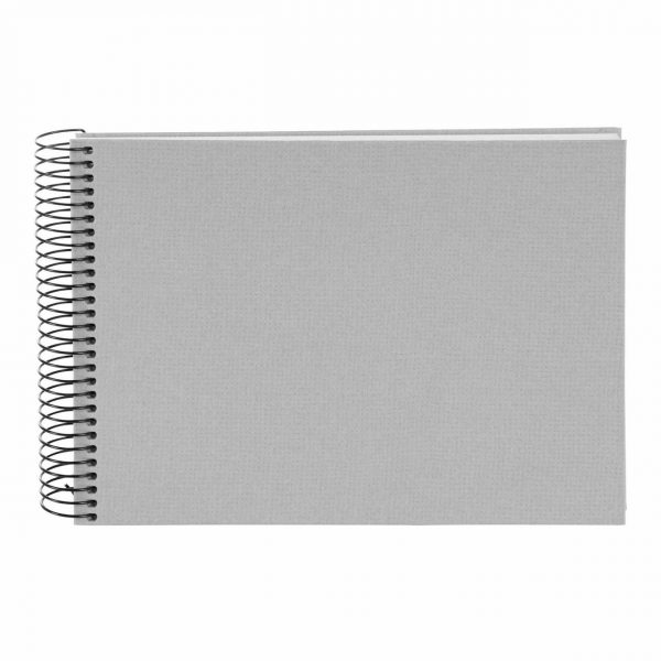 goldbuch Spiralalbum 24x17cm naturLiebe 40 weiße Seiten grau