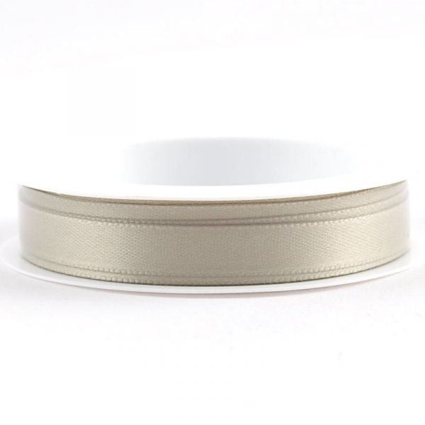 Satinband 10mm 5m taupe