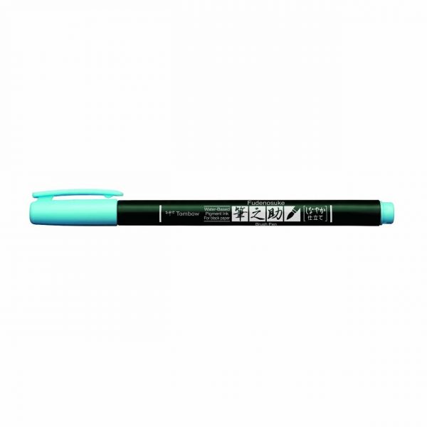 Tombow Fudenosuke Brush Pen Pastel light blue