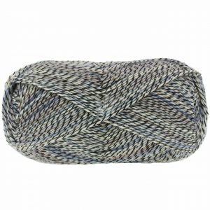 Lana Grossa Meilenweit 100 Denim Mix Blue 100g 420m schwarz-grau-ecru-beige