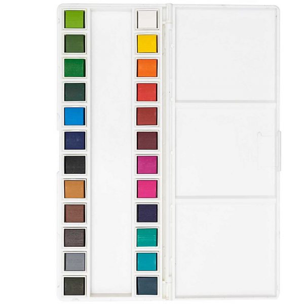 Rico Design ART Künstler Aquarellfarben 24 Farben