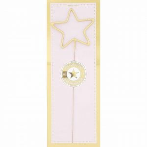 Wondercandle Wunderkerze Giant Stern gold 30cm