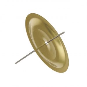 Adventskranzstecker gold 6cm 4 Stück