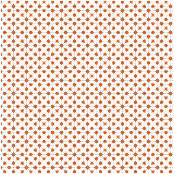 Rico Design Stoff Sterne rot-gold 50x140cm