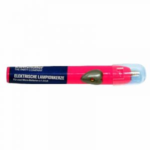 Lampionkerze elektrisch pink 12cm