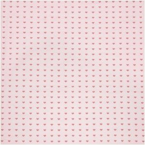 Rico Design Jerseystoff Happy Baby Herzchen rosa 145cm