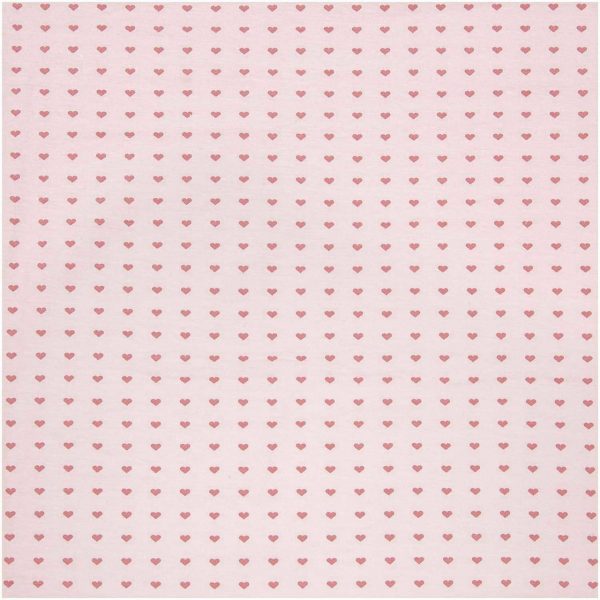 Rico Design Jerseystoff Happy Baby Herzchen rosa 145cm