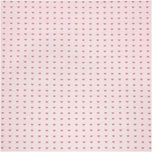 Rico Design Jerseystoff Happy Baby Herzchen rosa 72x100cm