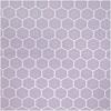 Rico Design Stoffabschnitt Baumwoll-Popelin flieder Rosette 50x140cm