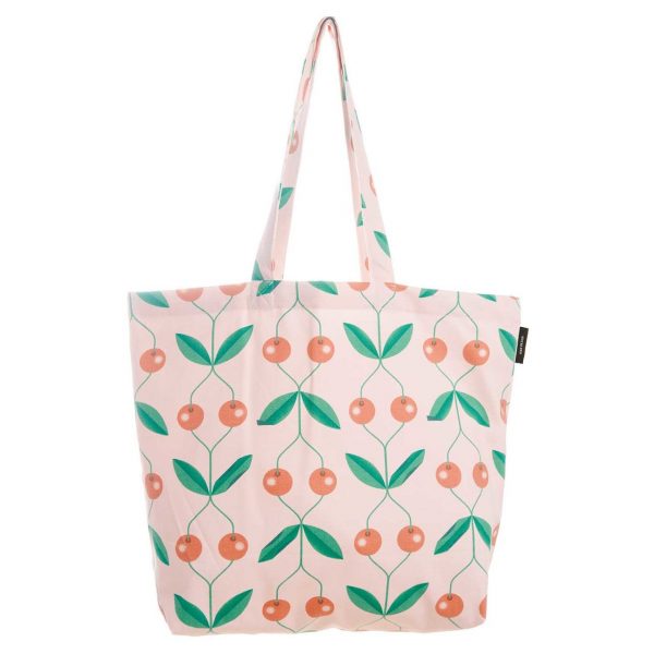 Rico Design Canvas-Shopper Kirschen rosa