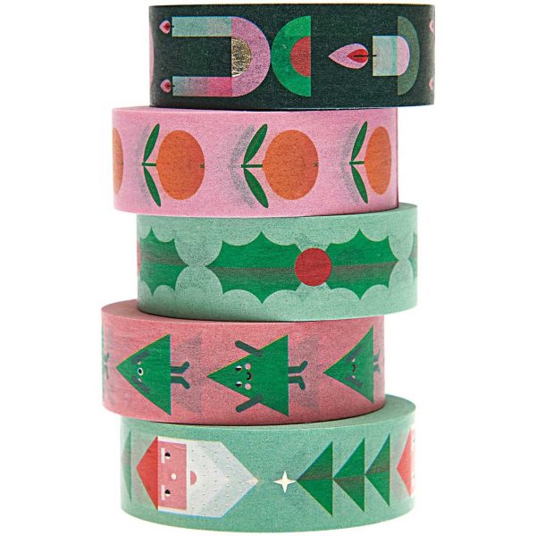 Paper Poetry Tape Set Merry Christmas 5teilig