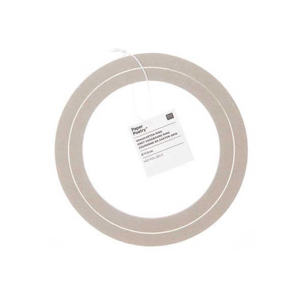 Paper Poetry Graukarton Ring 3mm 17