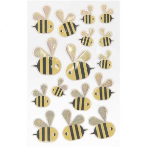 Paper Poetry 3D-Sticker Bienen 16 Stück