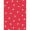 MARPA JANSEN Fotokarton Sterne rot-gold 50x70cm 300g/m²