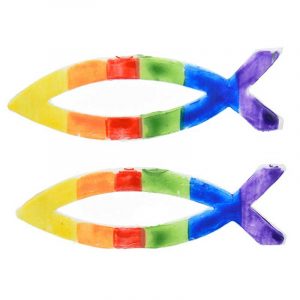 efco Wachsdekor Fische Regenbogen 48x19mm