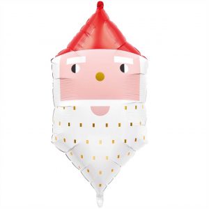 YEY! Let's Party Folienballon Weihnachtsmann 41x82x33cm