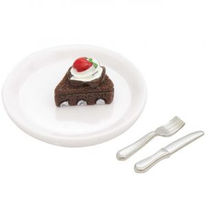 Rico Design Miniatur Schokotorte 4teilig