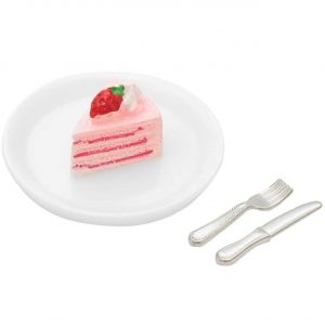 Rico Design Miniatur Erdbeertorte 4teilig