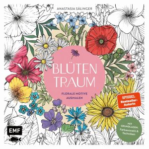 EMF Blütentraum - Florale Motive zum ausmalen