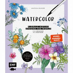EMF Watercolor - Florale Motive Around The World