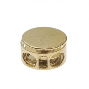 Rico Design itoshii - Ponii Beads Verschlüsse Metall 14x9mm 6 Stück gold