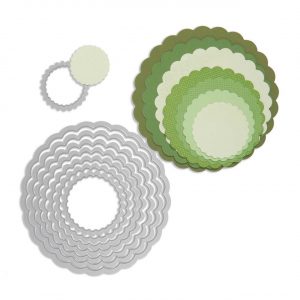 Sizzix Framelits Die Set Circles Scallop