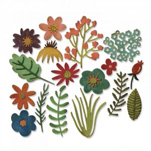 Sizzix Thinlits Die Set Funky Floral by Tim Holtz