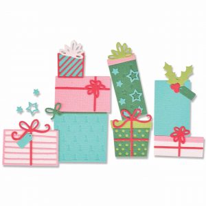 Sizzix Thinlits Die Set Festive Gifts by Lisa Jones