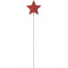Rico Design Glitter-Picker Stern gefüllt 27x5cm rot