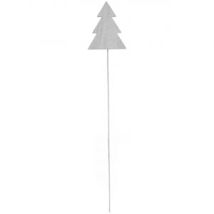 Rico Design Picker Tannenbaum 27x5cm silber