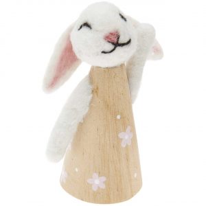 Rico Design Deko Figur Hase 6x6x13cm