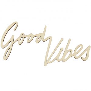 Rico Design Holzschriftzug magnetisch Good Vibes 26x13cm