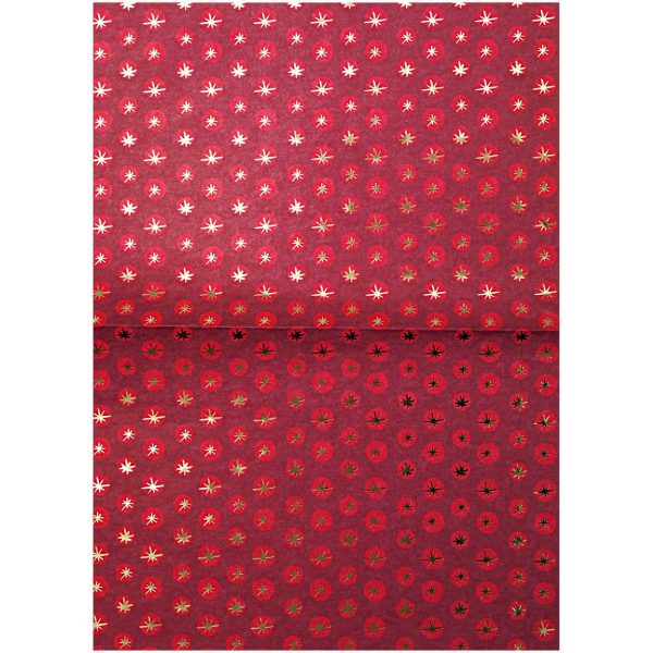 Rico Design Paper Patch Papier Sterne Jolly Christmas 30x42cm