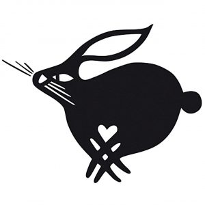 Rico Design Stempel Hase mit Herz 4x4cm