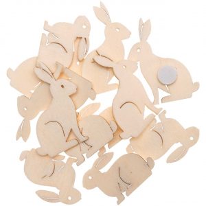 Ohhh! Lovely! Holzsticker Hase klein 12 Stück natur