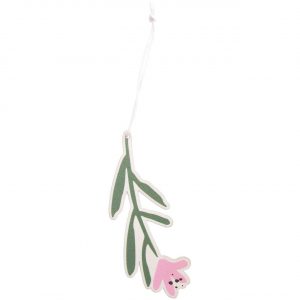 Ohhh! Lovely! Holzhänger Blume pink 1 Stück