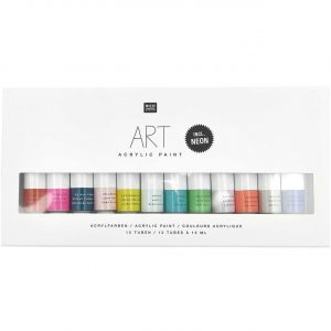 Rico Design ART Künstler Acrylfarben-Set Fashion 12x12ml