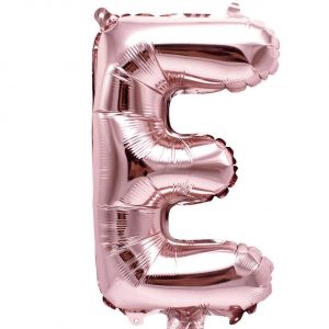 YEY! Let's Party Folienballon Buchstabe rosa 36cm E