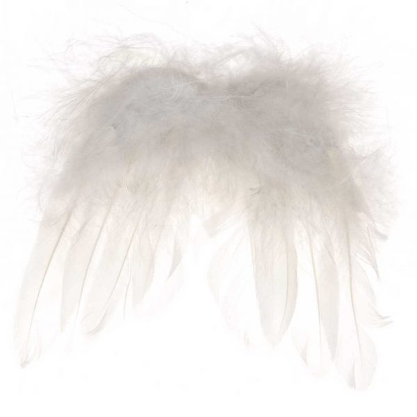 Engelflügel weiß 13 cm