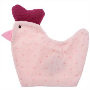 Eierwärmer Huhn 18cm rosa