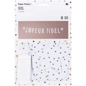 Paper Poetry Girlande Joyeux Noel 3m Hot Foil