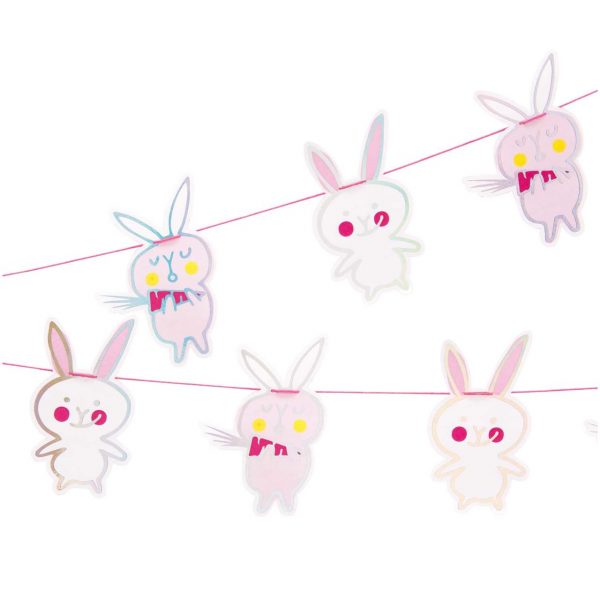 Paper Poetry Girlande Wonderland Bunnies 8 Stück 2m