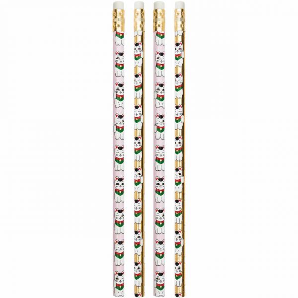 Paper Poetry Bleistifte Jardin Japonais Winkekatze 4er-Set