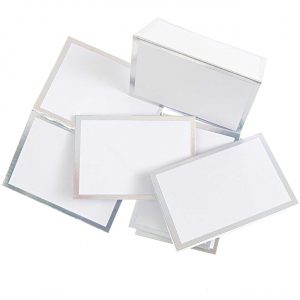 Paper Poetry Tischkarten mit Hot Foil 9x12