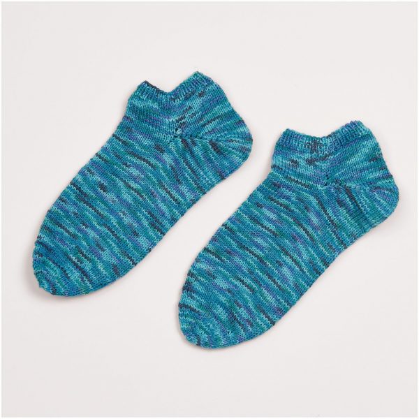 Strickset Socken Modell 14 aus Die Neue Masche Nr. 6 aqua