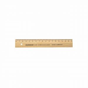 RUMOLD Holzlineal natur mit Bienenwachs 17cm