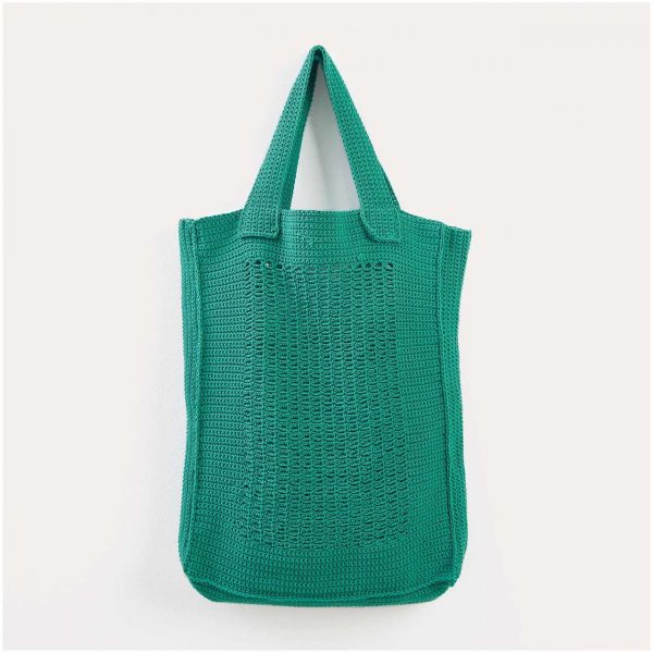Häkelset Tasche Modell 14 aus Lovewool Nr. 16 aqua